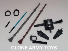 Star Wars Underwater Naboo Accessory Set Episode 1 Phantom Menace Obi-Wan 3.75