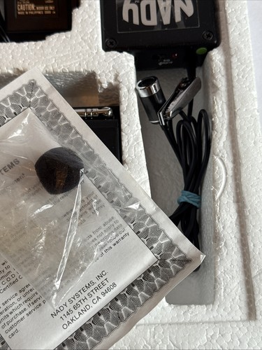 System bezprzewodowy Nady 101 VHF nadajnik i odbiornik gitarowy - Zdjęcie 12 z 16