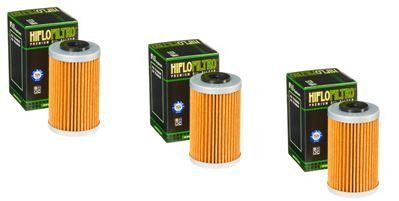 3x Hiflo HF655 Ölfilter oilfilter passt an Ktm Exc 450 12-16 passt an Husaberg