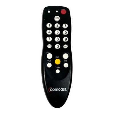 Comcast Remote Control 3067BC2-R C104302 Tested Black TV DVD Cable