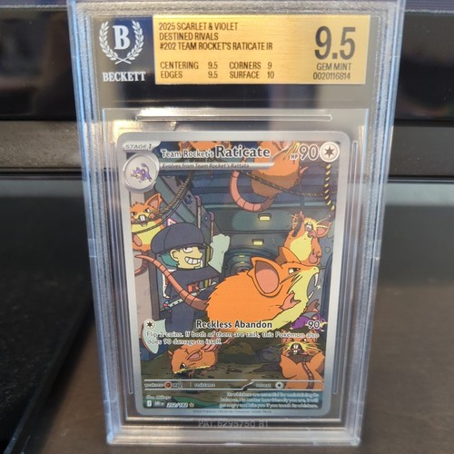 Team Rocket's Raticate graded BGS 9.5 for sale on eBay