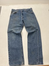 Vintage 90s Levis 501 Jeans Mens 33x30 Actual Light Wash 1999