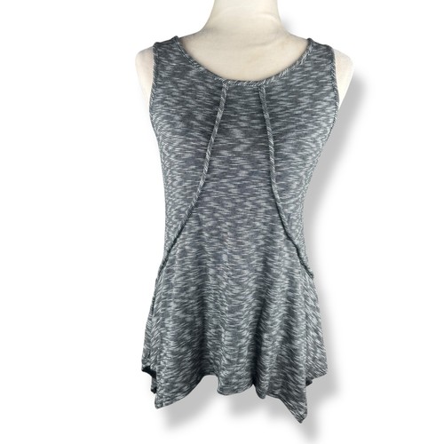 Casual Couture Asymmetrical Tunic Top Womens Size Small Space Dye USA Made NEW - Picture 1 of 11