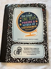 NEW 2025-2026 Academic Monthly Planner Head Start Book Calendar Springfield