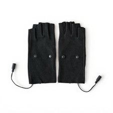 Heated Gloves, Electric, Winter Cycling, Fishing, Black