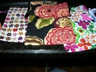 Lot of 6 Items Brighton Cloth Bags Vinyl Bag Heart Shaped Tin Accessories Ribbon — photo 6
