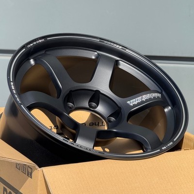 (set of 4) Volk Racing TE37 Large PCD Pro II 18x9 +0 6x139.7 Matte Black