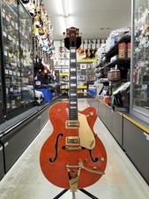 Gretsch 6120 vollakustische E-Gitarre orange mit Hartschalenkoffer