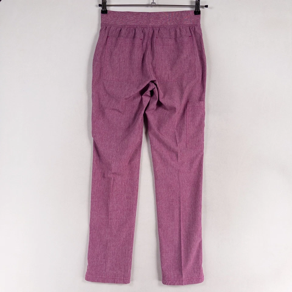Pantalones Médicos Koi Basics Mujer XS Regular Púrpura Ligeros Elastizados Pull On Cargo Foto 3 de 4