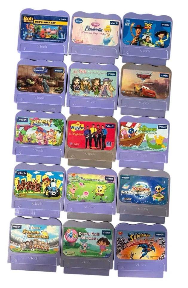 Sistema de consola portátil Vtech Vsmile V Smile juegos que elijas combinar guardar Foto 3 de 4