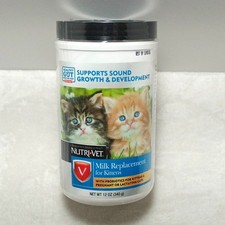 *2026-12-3* Nutri-vet Milk Replacer For Kittens, Powdered Milk, Kitten 12 Oz 29.95 per pound