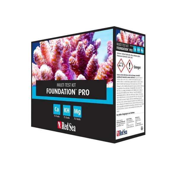 Reef Foundation Pro Multi Test Kit (Ca,Alk,Mg) Calcium, Magnesium & Alkalinity