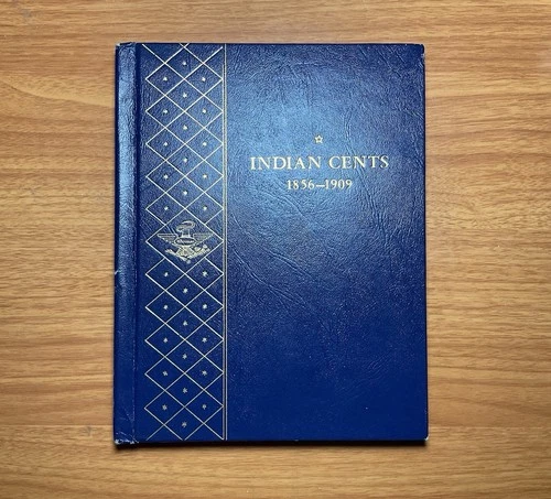 US Indian Head Cent Collection 1879 - 1909 Classic Whitman Album
