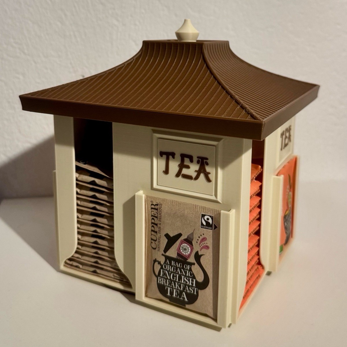 Tea Organizer Rotating Japanese Tea Dispenser Tea Bag Organizer