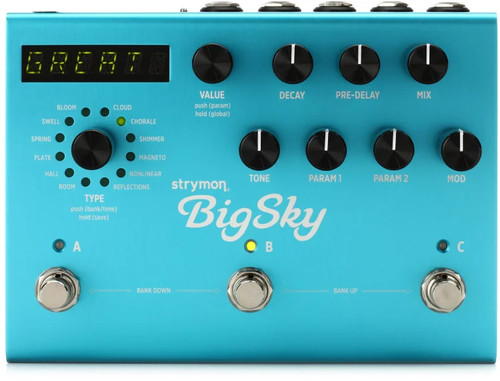 Strymon BigSky Multidimensional Reverb Pedal