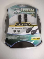 Ultra PS/2 Extension Cable 6.5 Ft. Old Stock MDIN-6M to MDIN-F