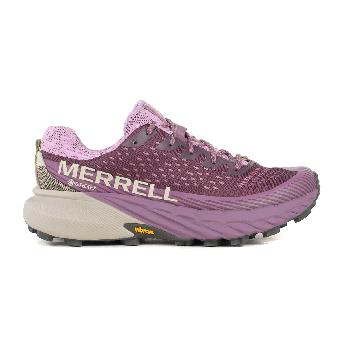 Женские кроссовки для бега Merrell Womens Agility Peak 5 Gore-Tex PlumwineMauve Trail J0 29790₽