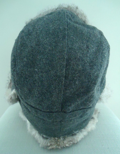 Saks Fifth Avenue Wool/Rabbit Bomber Hat - Picture 3 of 6