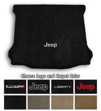 2002-2013 Jeep Liberty Velourtex Carpet Cargo Floor Mat - Choose Color Logo 2002-2013 Jeep Liberty Velourtex Carpet Cargo Floor Mat - Choose Color Logo