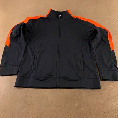Augusta Sportswear Womens Size Large Black Full Zip Medalist Jacket 