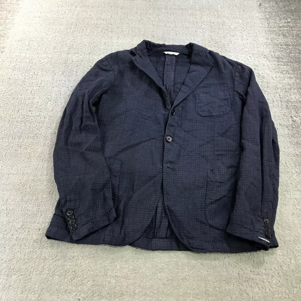 Chaqueta J Lindeberg Para Hombres 46 R Algodón Lino Blazer Abrigo Deportivo Ligero Foto 2 de 4