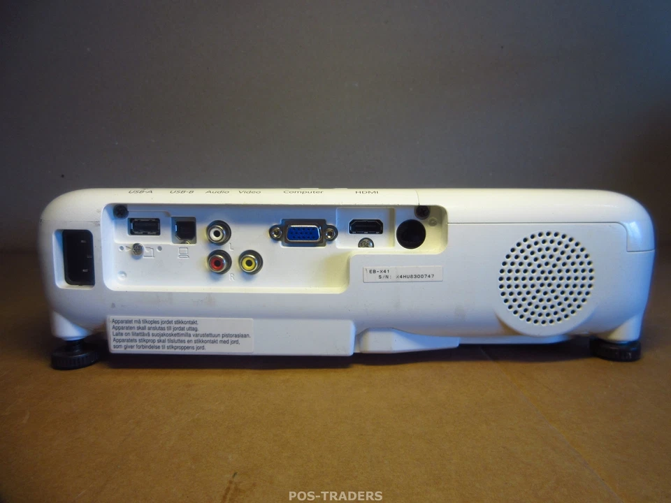 Epson EB-X41 XGA projector Beamer 3LCD 3600 Lumens HDMI - 2,053 H - EXCL REMOTE - Bild 4 von 4