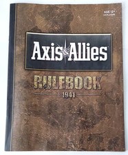 Axis  Allies 1941 Board Game Replacements Parts Pieces Rule Book