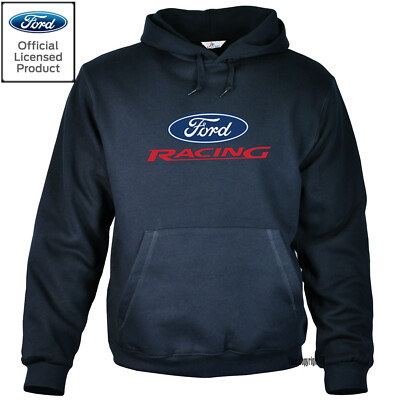 Ford Racing Hoodie Sweatshirt Logo classic Mustang MuscleCar  *0206 navy