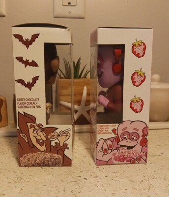 FRANKEN BERRY And COUNT CHOCULA Wacky Wobbler Bobbleheads