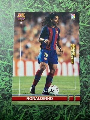 Ronaldinho 2003-04 Panini Megafichas Rookie FC Barcelona Soccer 