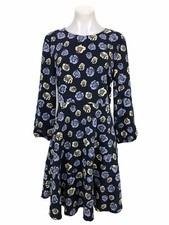 Ann Taylor Loft Floral Long Sleeve Dress Women’s Size S
