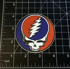 Steal Your Face Grateful Dead stealie 3” Premium Vinyl Sticker Jerry Garcia B01