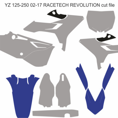Yamaha Motocross MX vector template YZ 125-250 02-17 RACETECH REVOLUTIONfile