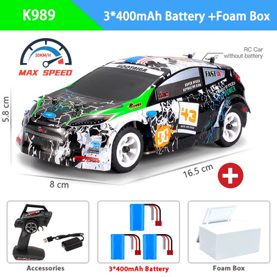 K969 1:28 4WD 2.4G Mini RC Rennwagen High Speed Offroad ferngesteuert Drift T
