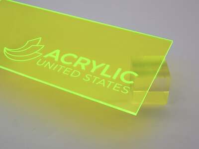 1/8'' Green Fluorescent #9093 Acrylic Sheet