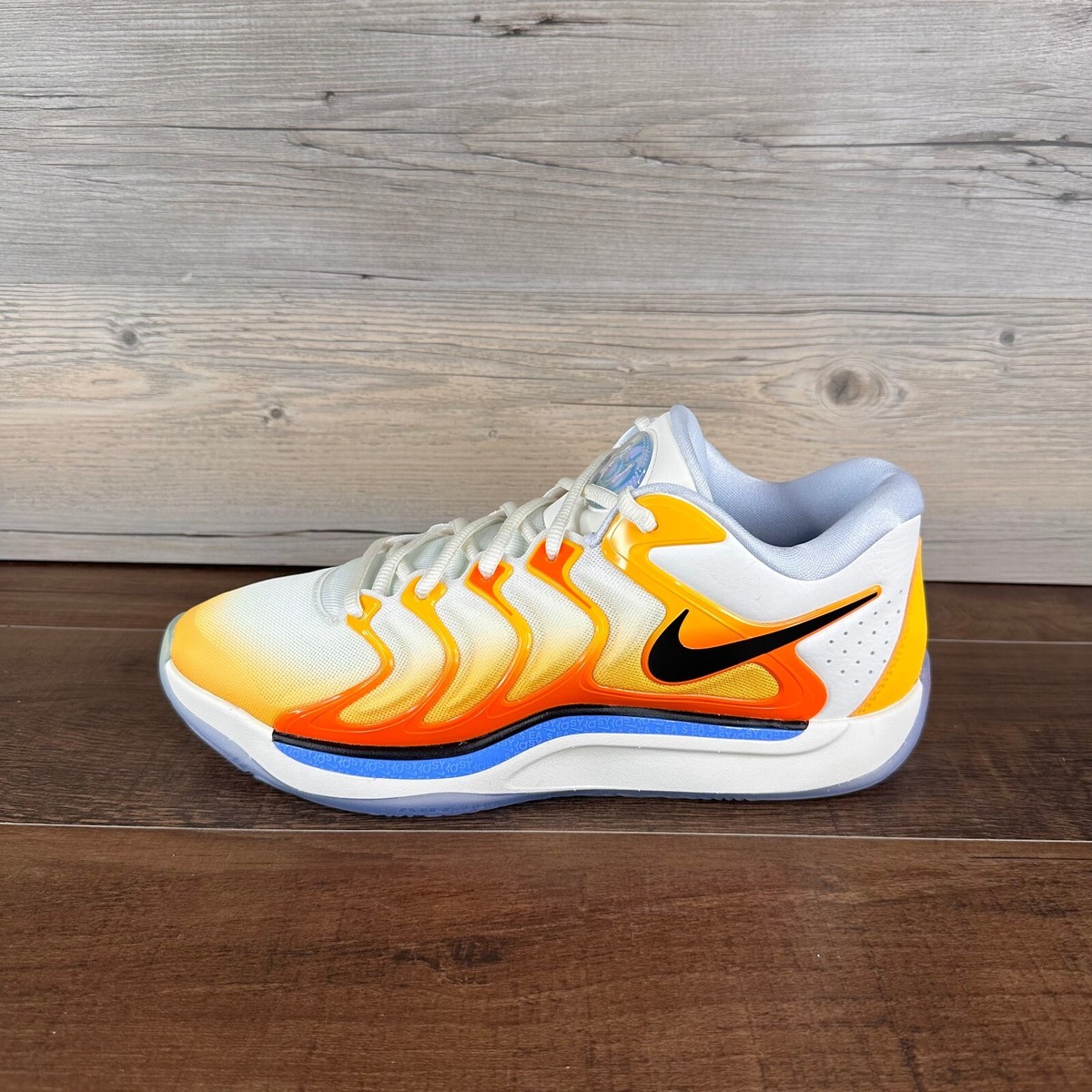 Nike KD 17 Sunrise Mens Size 13 University Gold Black Safety