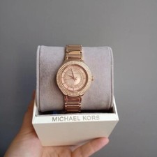 Michael Kors Mini Kerry Quartz Watch Rose Gold Tone Bracelet MK3802 2/9/2021