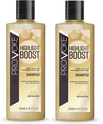 2x PROVOKE Highlight Boost Shampoo 200ml