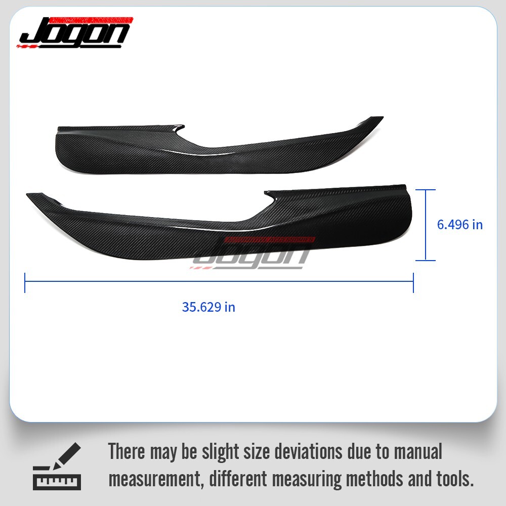 Real Carbon Fiber Door Anti-kick Panel Cover Trim For Corvette C8 2020 2021-2024 - Picture 6 of 11