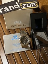 Orologio BREIL Uomo Quarzo Dual Time Chrono Alarm AS10 Acciaio Water Date