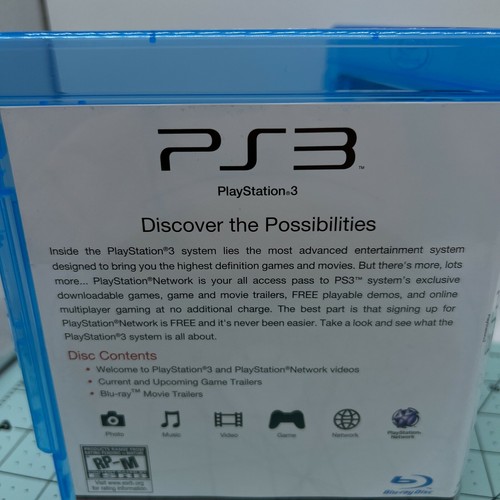 PS3 Blu-Ray Welcome to PlayStation 3 PlayStation Network Disc - Picture 4 of 5