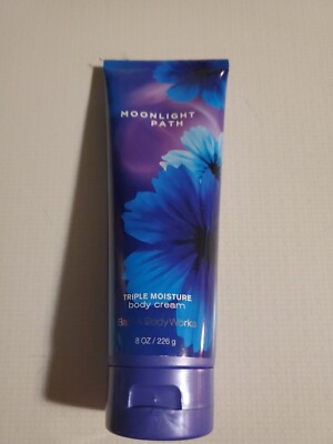 New old Stock Bath Body Works Moonlight Path Triple Moisture Body Cream 8 Once