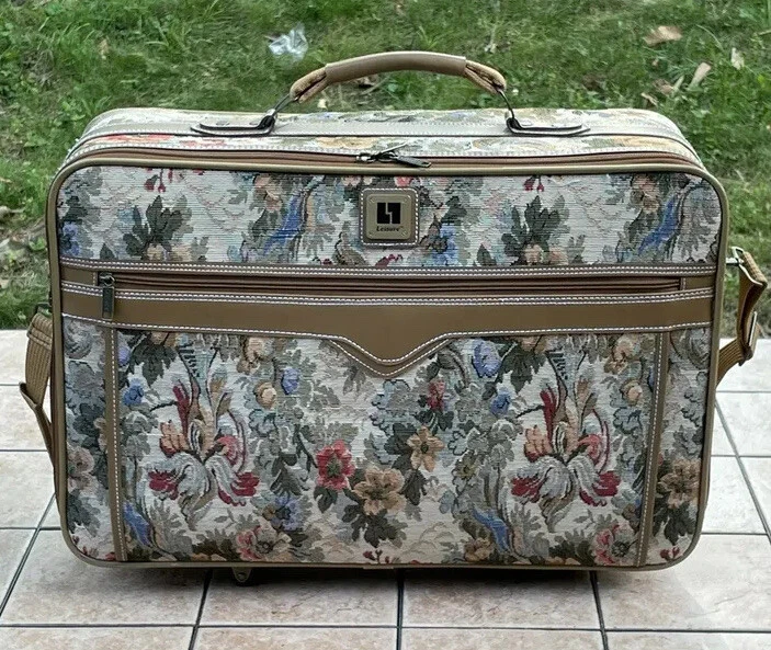 VINTAGE 80s Leisure Luggage Set
