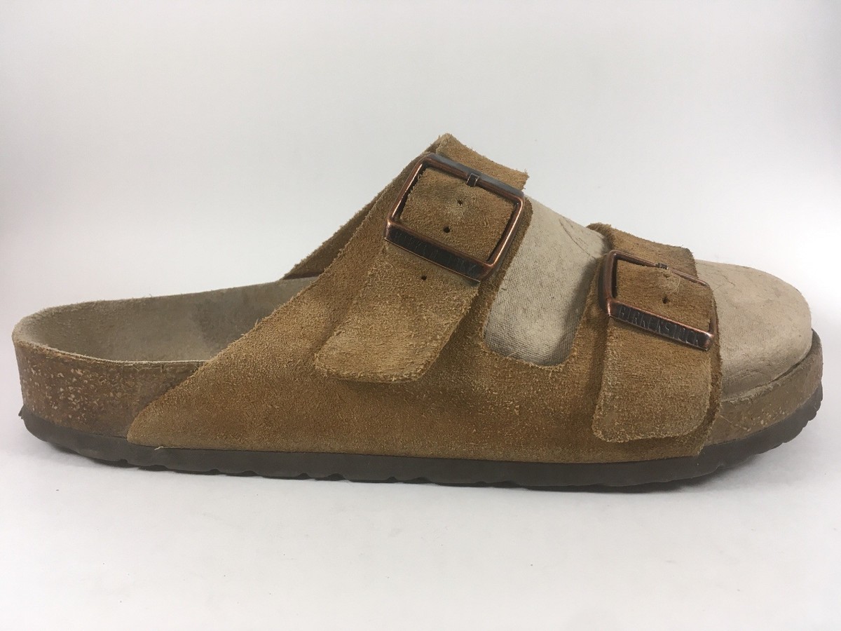 Birkenstock Arizona Brown Suede Leather Sandals Shoes Size  display picture 2