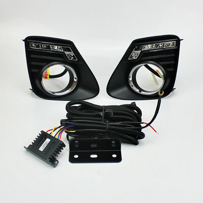 LED Daytime Running Light DRL Fog Signal Lamp For Toyota Corolla Altis 2010-2013