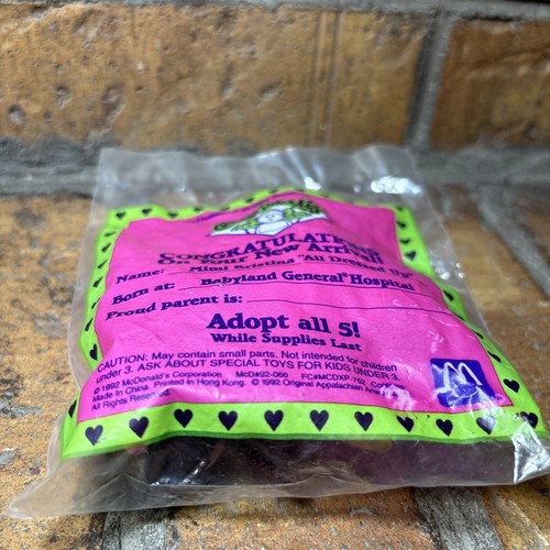 VTG 1992 ✅ McDonalds Cabbage Patch Kids Happy Meal Toys Mimi Kristina ✅ Sealed - Picture 2 of 4