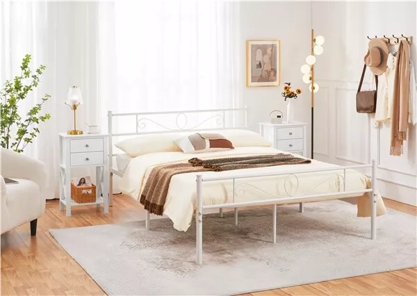 Bed and sale side table set