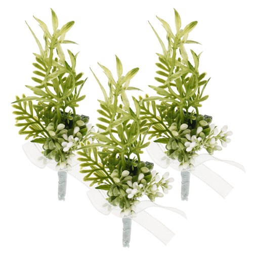 3 Pcs Corsage Brooch Wedding Decoration Decorations Miss Bridegroom