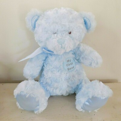 Animal Adventure Plush Boys Light Blue My First Bear 12'' 2018