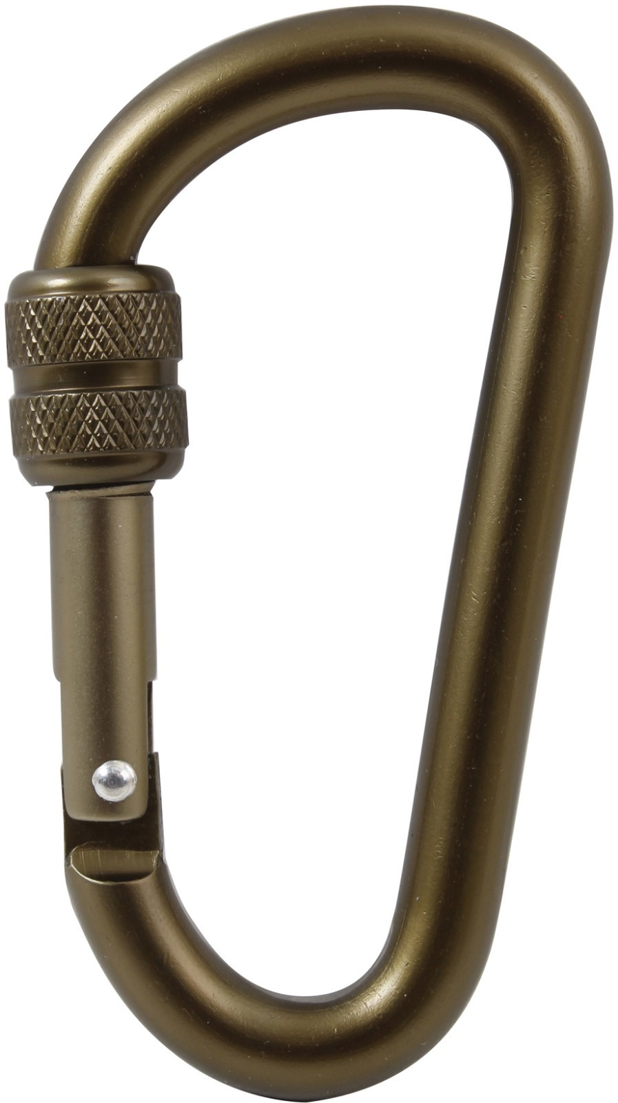 Coyote Brown Locking Carabiner First Responder Aluminum Alloy 80mm  